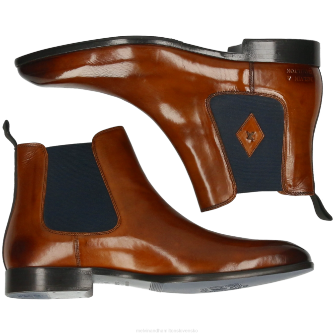 Melvin & Hamilton muži Elyas 5 B0T2111 členkové čižmy hnedá