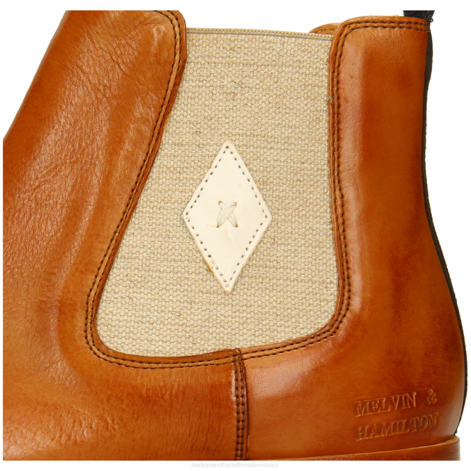 Melvin & Hamilton muži Elyas 5 B0T2140 členkové čižmy svetlo hnedá