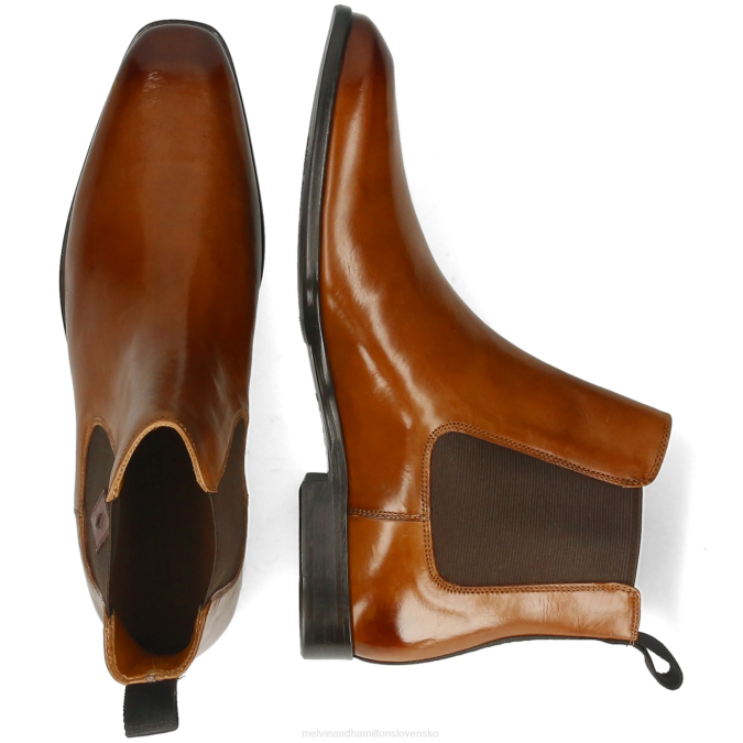 Melvin & Hamilton muži Elyas 5 B0T215 členkové čižmy hnedá