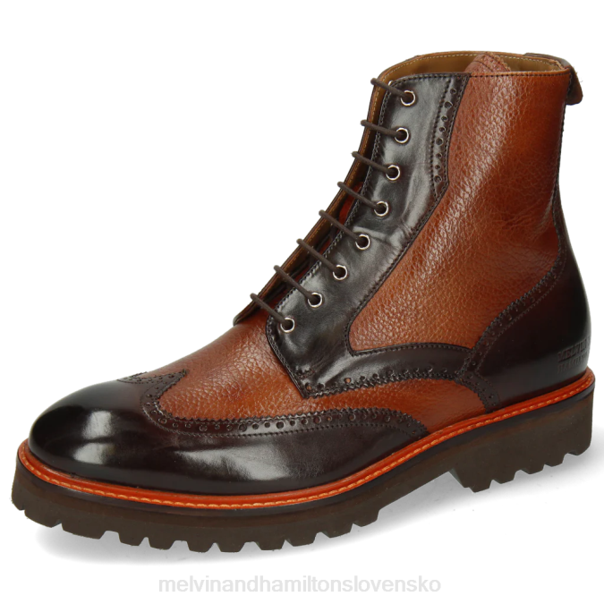 Melvin & Hamilton muži Matúš 43 B0T2118 členkové čižmy hnedá
