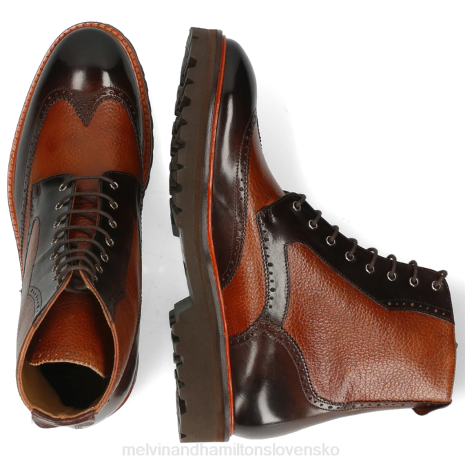 Melvin & Hamilton muži Matúš 43 B0T2118 členkové čižmy hnedá