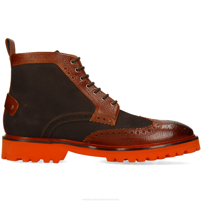 Melvin & Hamilton muži Matúš 48 B0T297 členkové čižmy hnedá