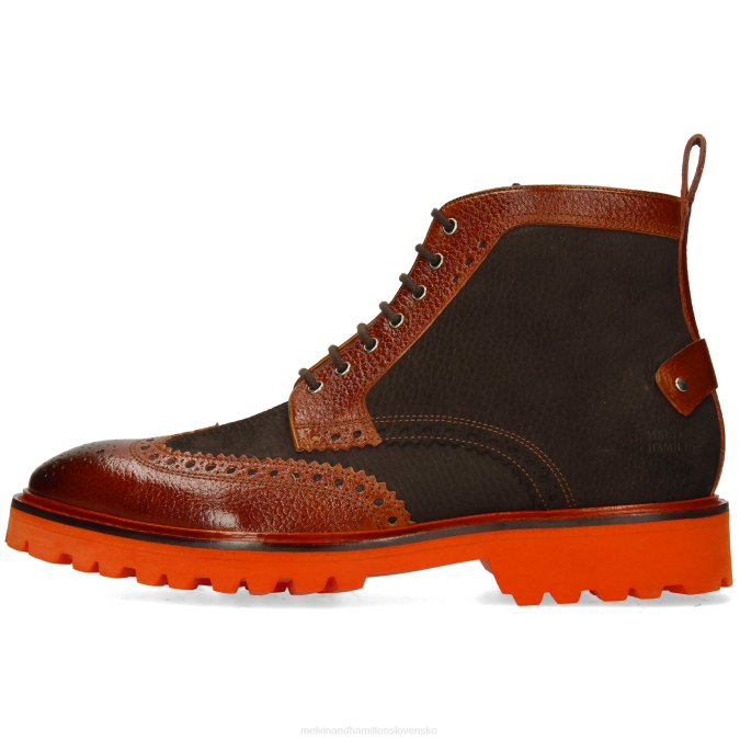 Melvin & Hamilton muži Matúš 48 B0T297 členkové čižmy hnedá