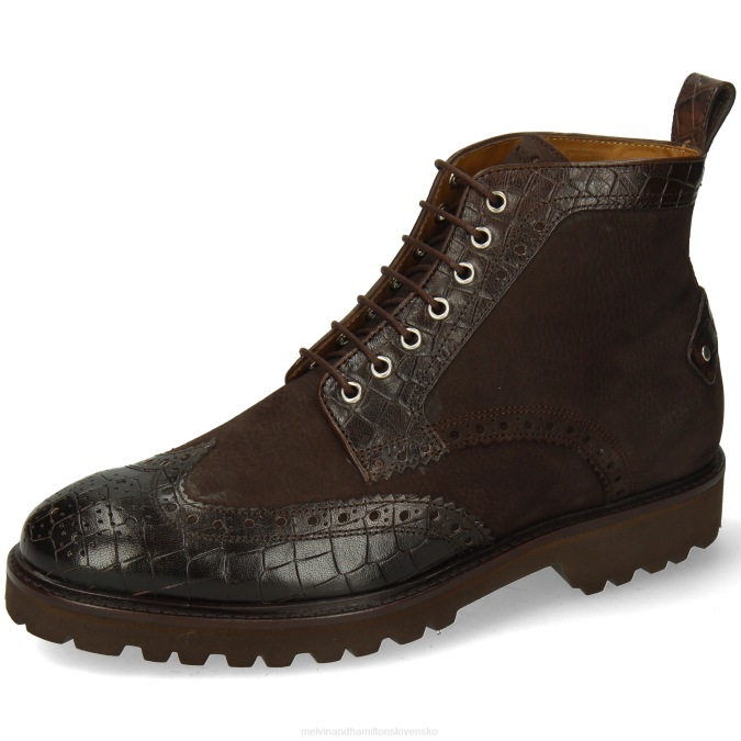 Melvin & Hamilton muži Matúš 48 B0T298 členkové čižmy hnedá