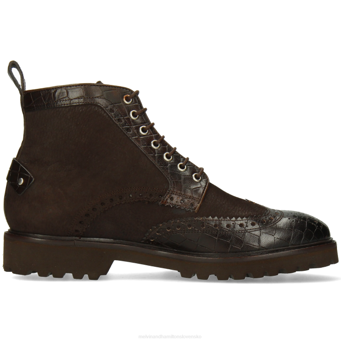 Melvin & Hamilton muži Matúš 48 B0T298 členkové čižmy hnedá