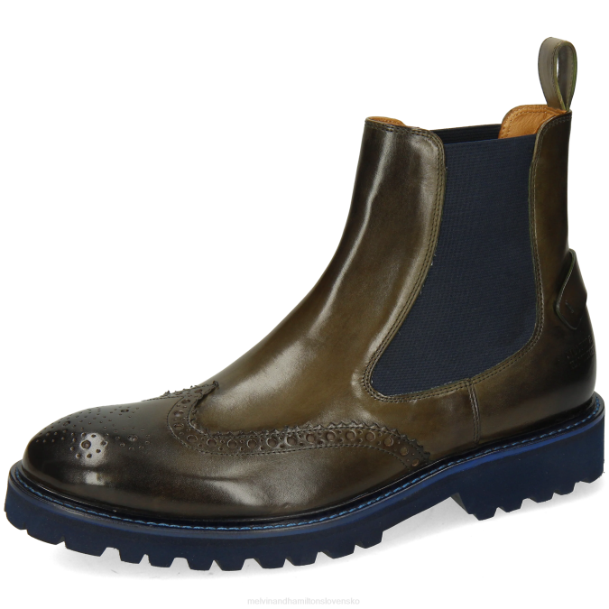 Melvin & Hamilton muži Matúš 49 B0T282 členkové čižmy kaki