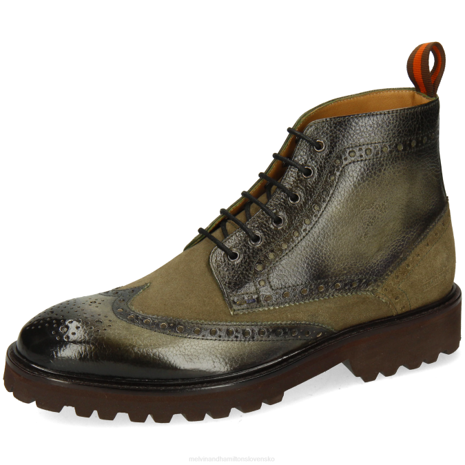 Melvin & Hamilton muži Matúš 7 B0T275 členkové čižmy kaki