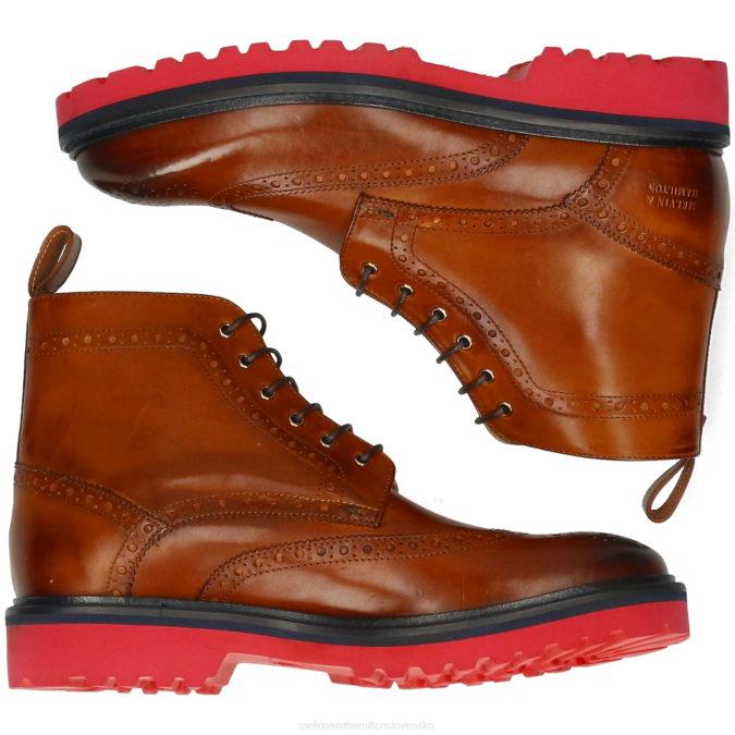 Melvin & Hamilton muži Matúš 7 B0T290 členkové čižmy hnedá