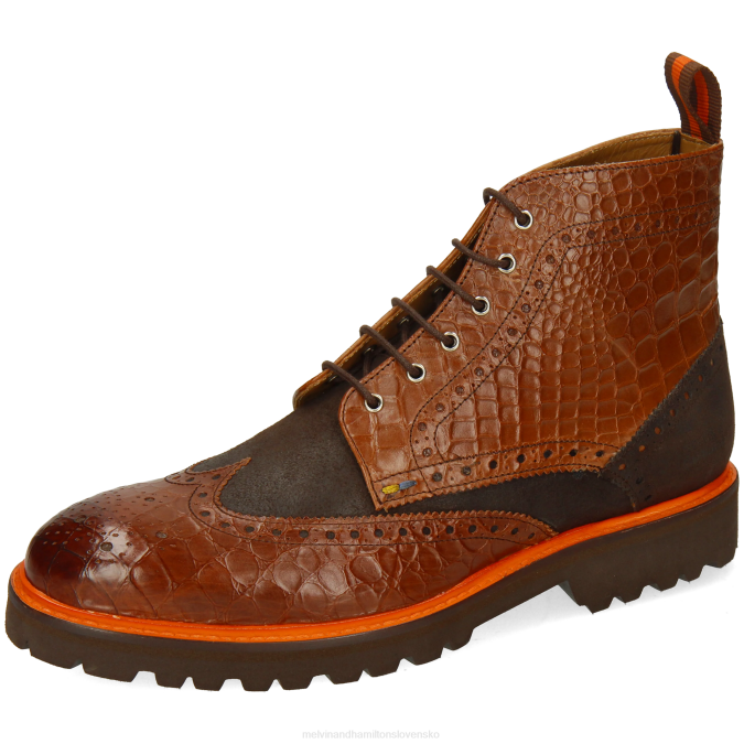 Melvin & Hamilton muži Matúš 7 B0T296 členkové čižmy hnedá