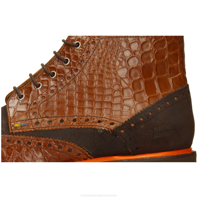 Melvin & Hamilton muži Matúš 7 B0T296 členkové čižmy hnedá