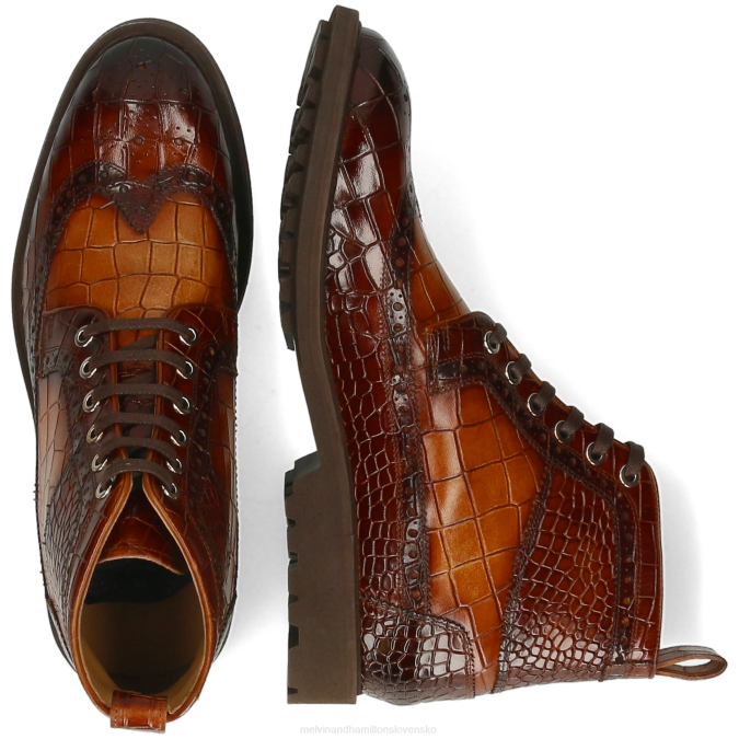 Melvin & Hamilton muži Matúš 9 B0T2112 členkové čižmy hnedá