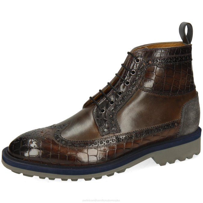 Melvin & Hamilton muži Matúš 9 B0T266 členkové čižmy sivá