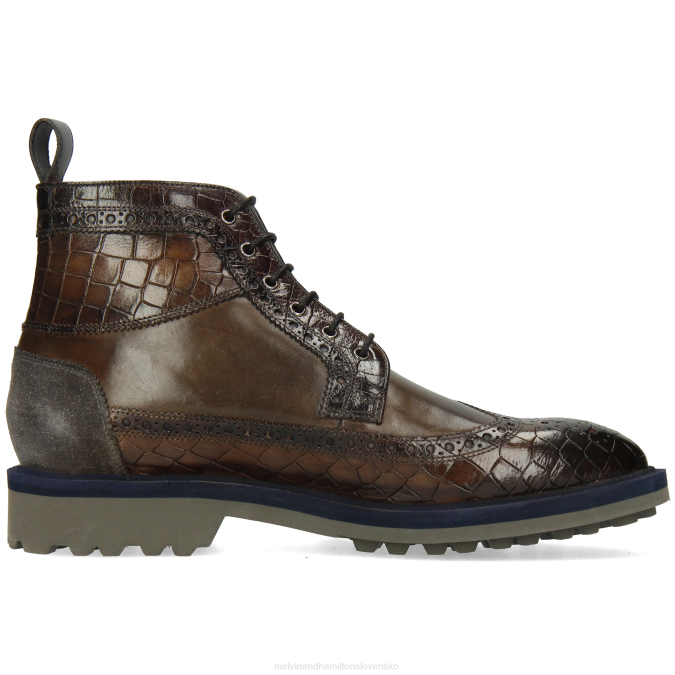 Melvin & Hamilton muži Matúš 9 B0T266 členkové čižmy sivá