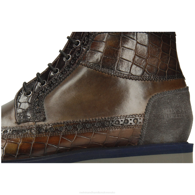 Melvin & Hamilton muži Matúš 9 B0T266 členkové čižmy sivá