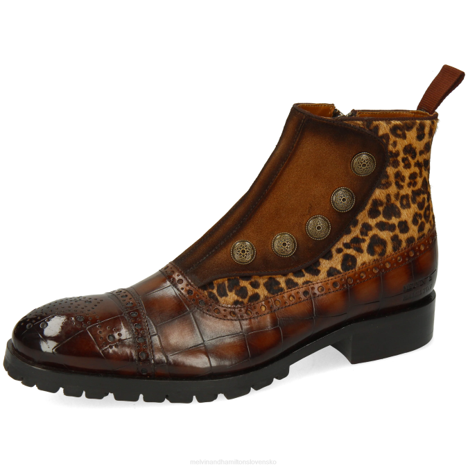 Melvin & Hamilton muži Patrik 22 B0T292 členkové čižmy hnedá