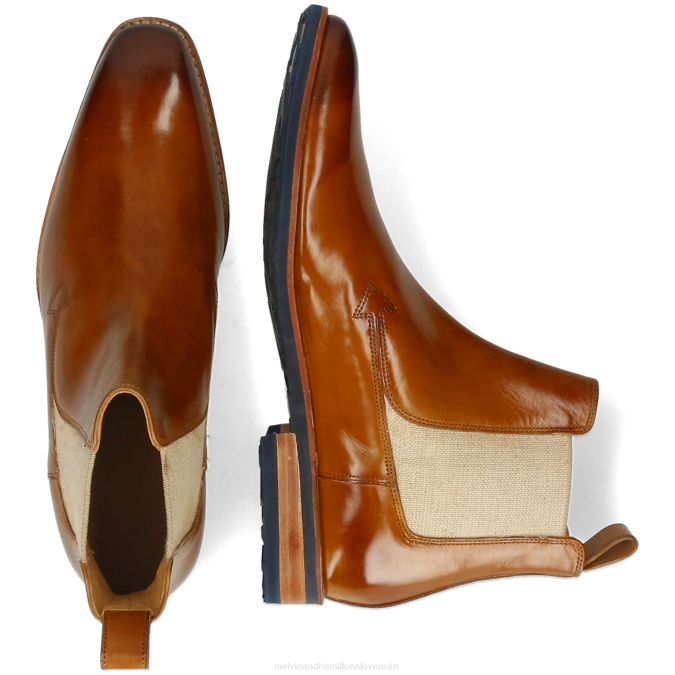 Melvin & Hamilton muži Ryder 12 B0T244 členkové čižmy hnedá