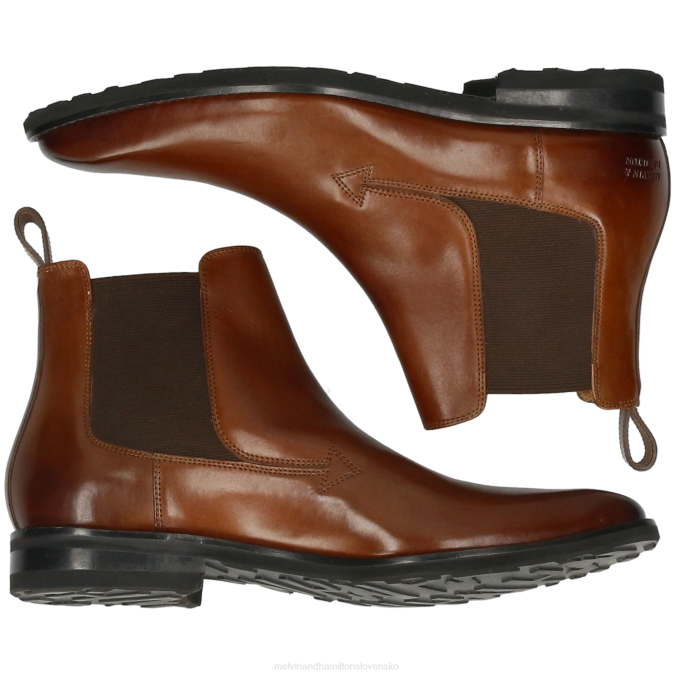 Melvin & Hamilton muži Ryder 12 B0T255 členkové čižmy hnedá