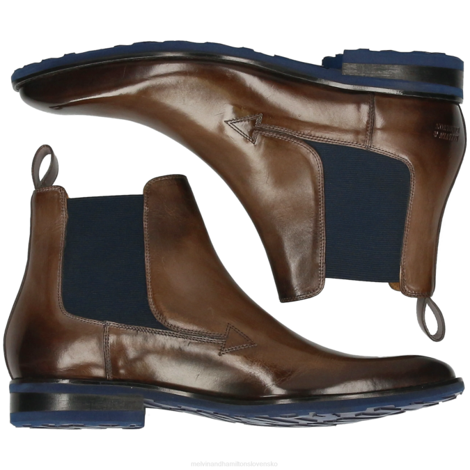 Melvin & Hamilton muži Ryder 12 B0T281 členkové čižmy sivá