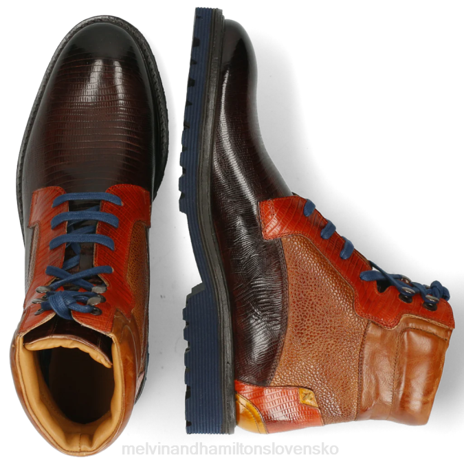 Melvin & Hamilton muži Trevor 25 B0T2139 členkové čižmy hnedá