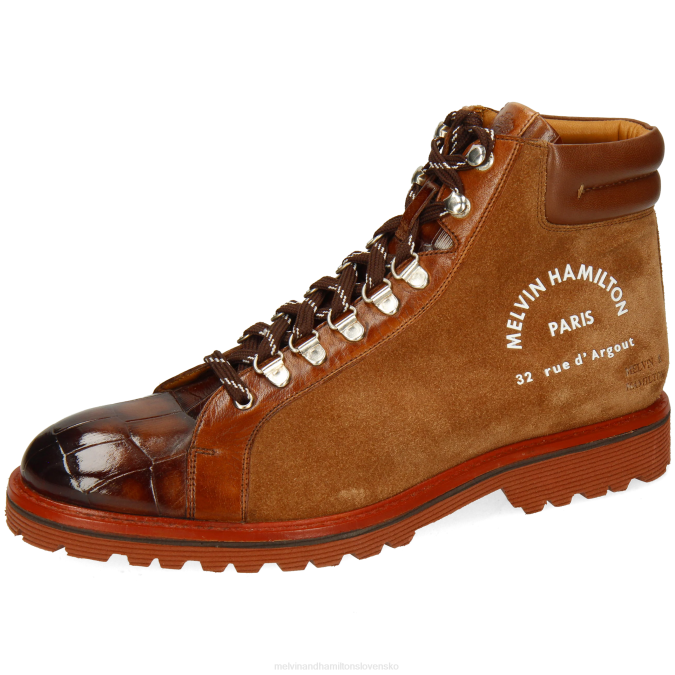 Melvin & Hamilton muži Trevor 33 B0T283 členkové čižmy hnedá