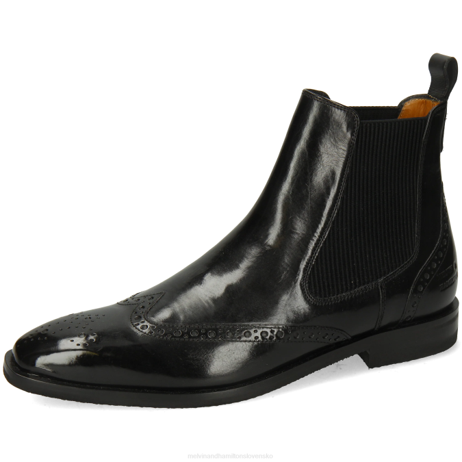Melvin & Hamilton muži alex 9 B0T274 členkové čižmy čierna