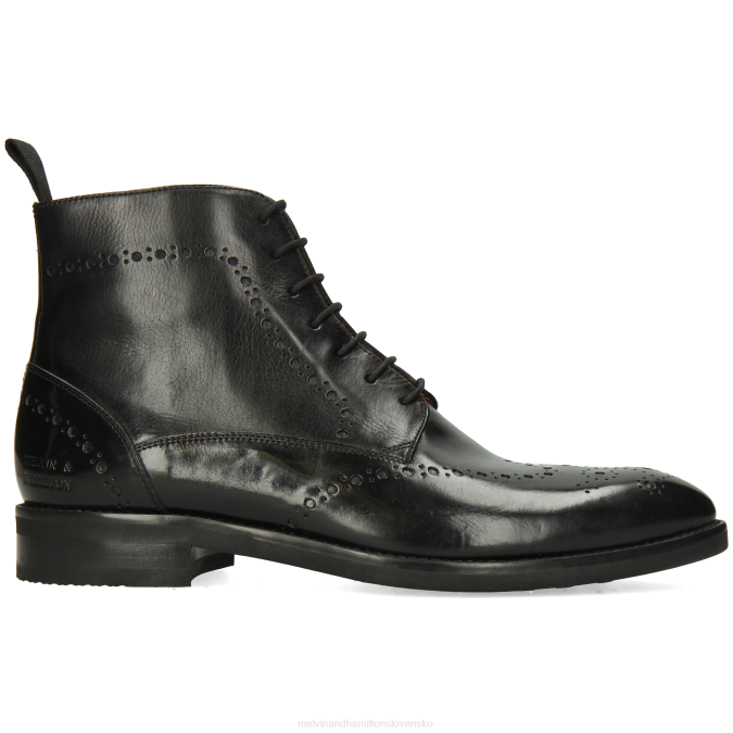 Melvin & Hamilton muži bobby 9 B0T226 členkové čižmy čierna