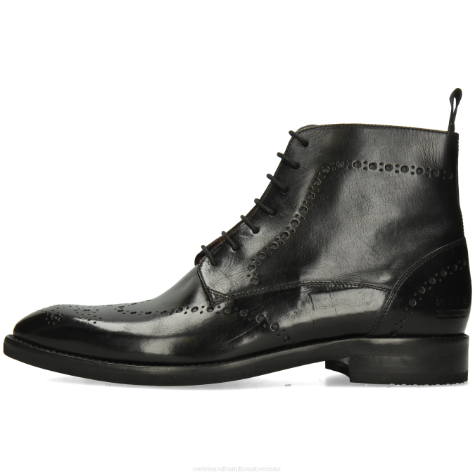 Melvin & Hamilton muži bobby 9 B0T226 členkové čižmy čierna