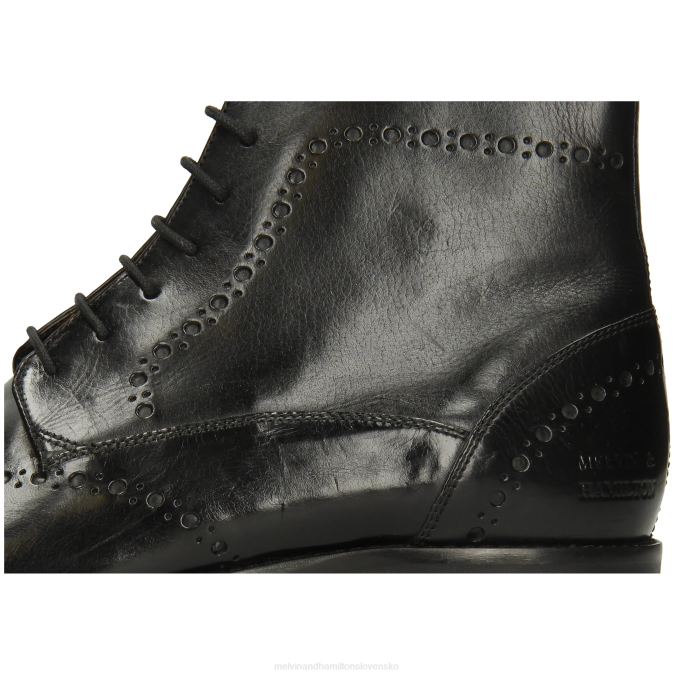 Melvin & Hamilton muži bobby 9 B0T226 členkové čižmy čierna