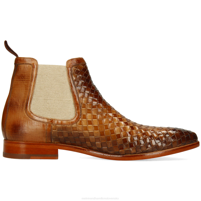 Melvin & Hamilton muži brada 6 B0T214 členkové čižmy svetlo hnedá