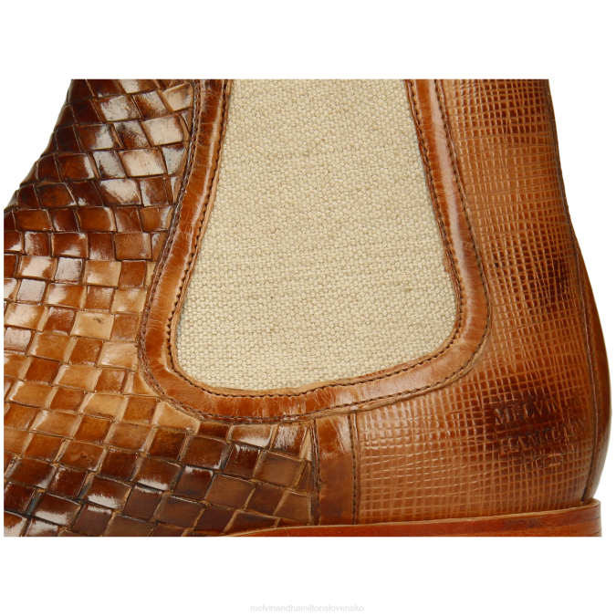 Melvin & Hamilton muži brada 6 B0T214 členkové čižmy svetlo hnedá