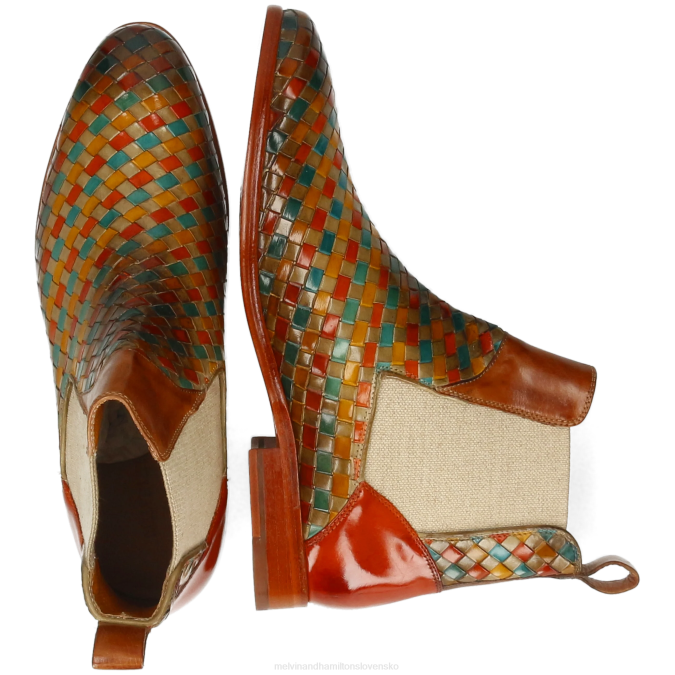 Melvin & Hamilton muži brada 9 B0T240 členkové čižmy multi