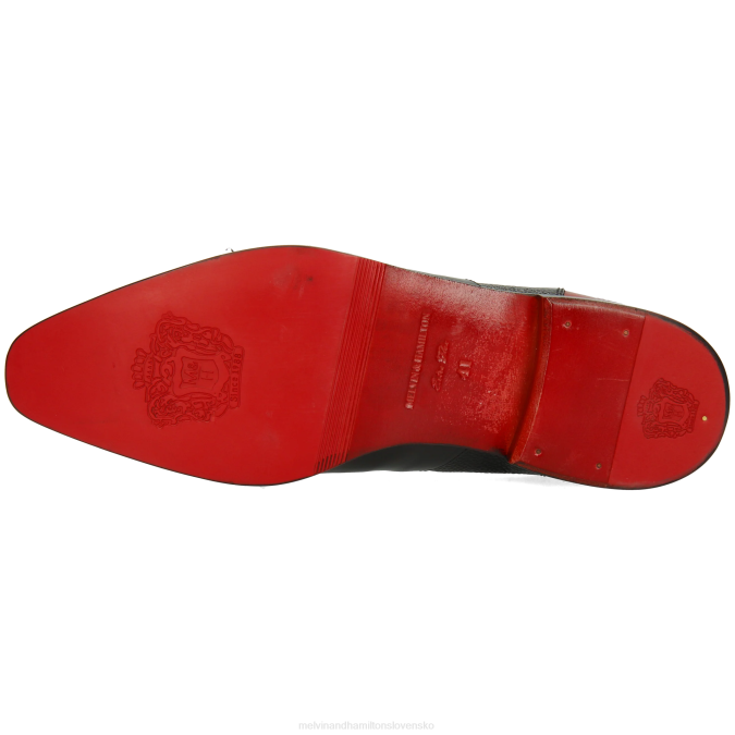 Melvin & Hamilton muži elvis 12 B0T211 členkové čižmy čierna