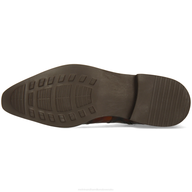 Melvin & Hamilton muži elvis 26 B0T295 členkové čižmy hnedá