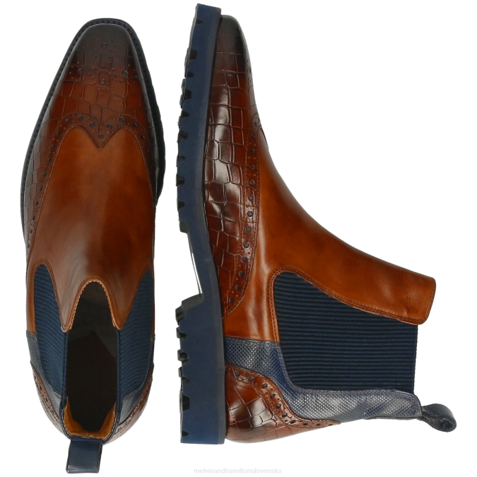 Melvin & Hamilton muži emil 9 B0T232 členkové čižmy hnedá