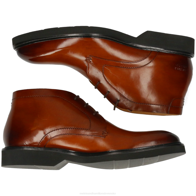 Melvin & Hamilton muži felix 1 B0T2117 členkové čižmy hnedá