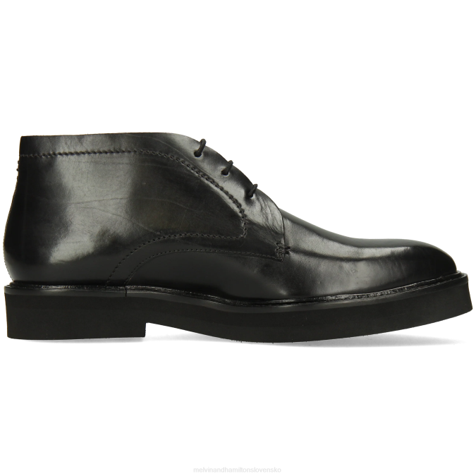 Melvin & Hamilton muži felix 1 B0T254 členkové čižmy čierna