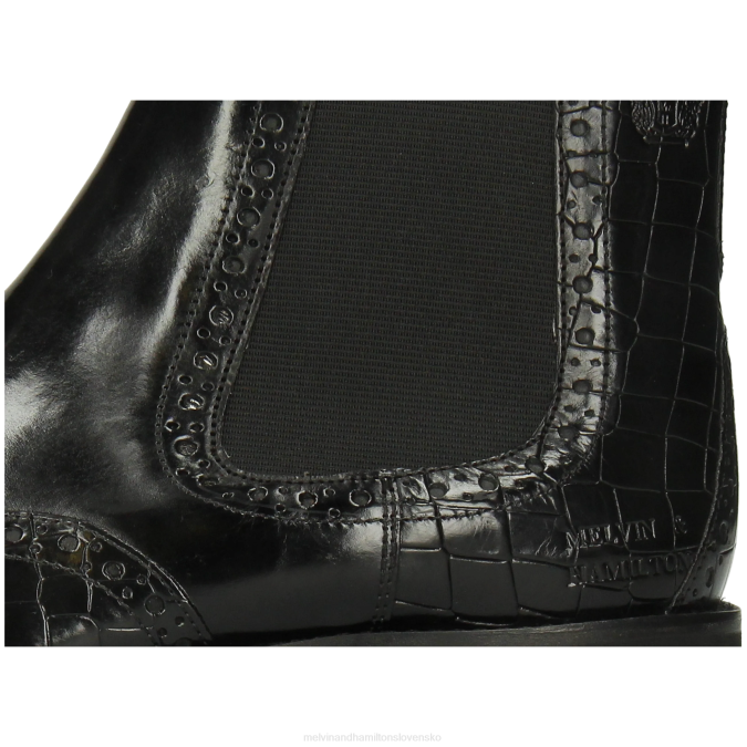 Melvin & Hamilton muži flynn 2 B0T224 členkové čižmy čierna