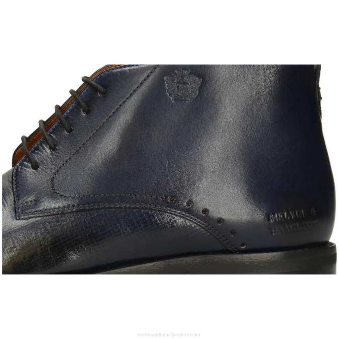 Melvin & Hamilton muži flynn 3 B0T229 členkové čižmy Modrá