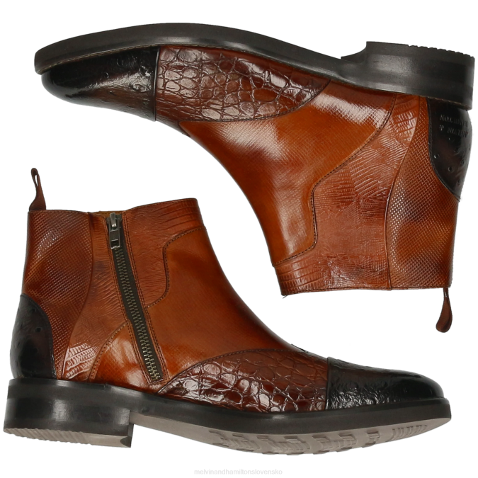 Melvin & Hamilton muži henry 29 B0T276 členkové čižmy hnedá