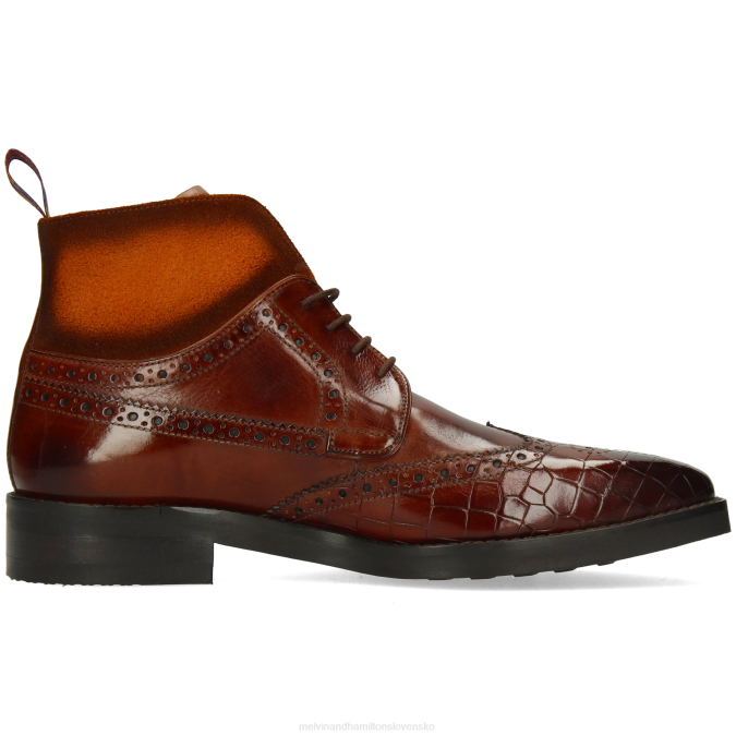 Melvin & Hamilton muži jeff 34 B0T285 členkové čižmy hnedá