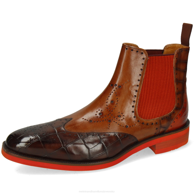Melvin & Hamilton muži jeff 35 B0T2124 členkové čižmy hnedá