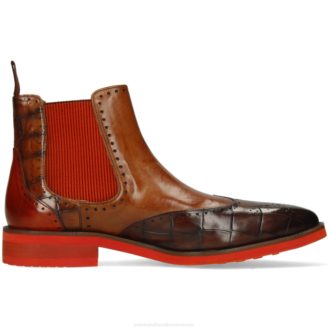Melvin & Hamilton muži jeff 35 B0T2124 členkové čižmy hnedá