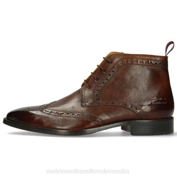 Melvin & Hamilton muži jeff 7 B0T2116 členkové čižmy hnedá