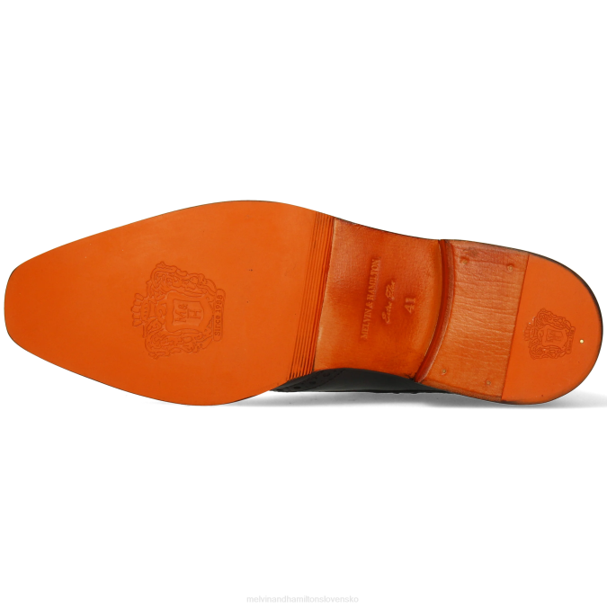 Melvin & Hamilton muži jeff 7 B0T26 členkové čižmy čierna