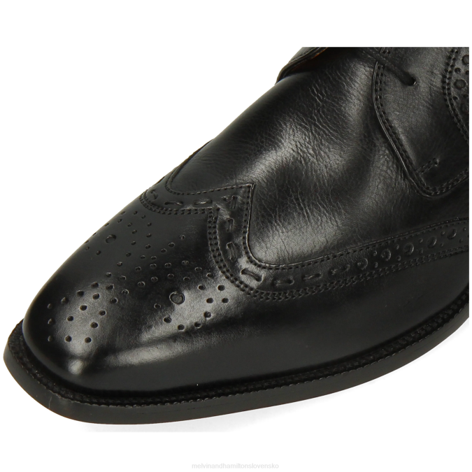 Melvin & Hamilton muži jeff 7 B0T26 členkové čižmy čierna