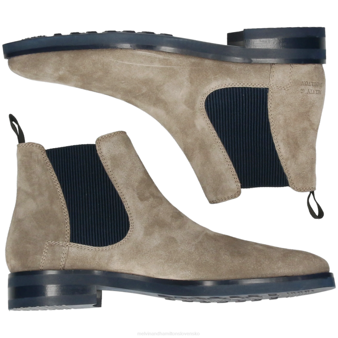 Melvin & Hamilton muži lewis 20 B0T294 členkové čižmy sivá