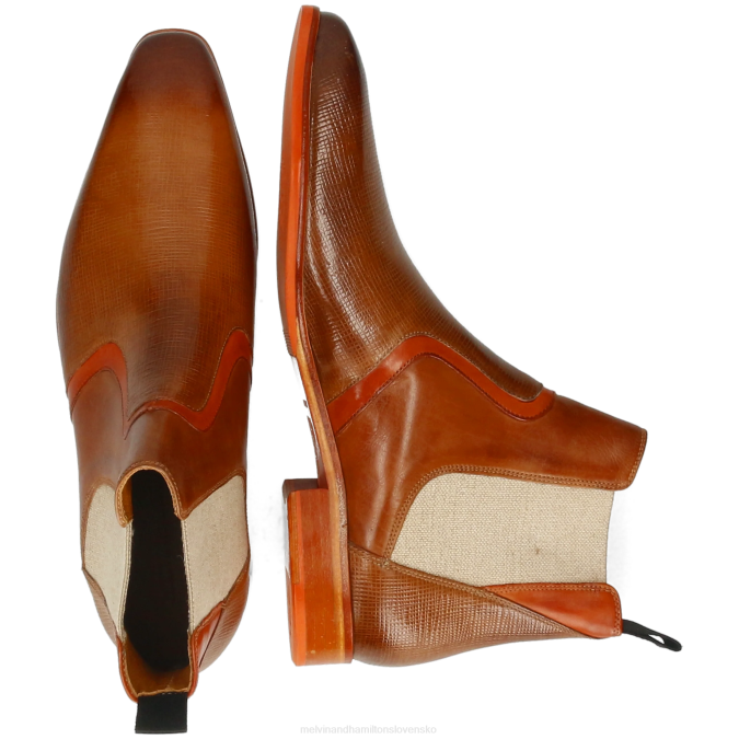 Melvin & Hamilton muži lewis 26 B0T22 členkové čižmy hnedá