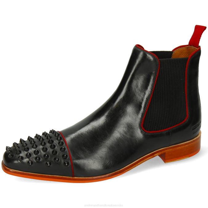 Melvin & Hamilton muži lewis 57 B0T28 členkové čižmy čierna