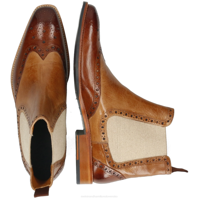 Melvin & Hamilton muži martin 5 B0T2143 členkové čižmy hnedá