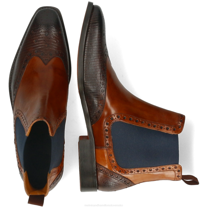 Melvin & Hamilton muži martin 5 B0T217 členkové čižmy hnedá